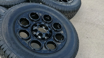 20" Ford F-250 F-350 OEM black TREMOR wheels rims 10299 10484 A/T2 tires NEW