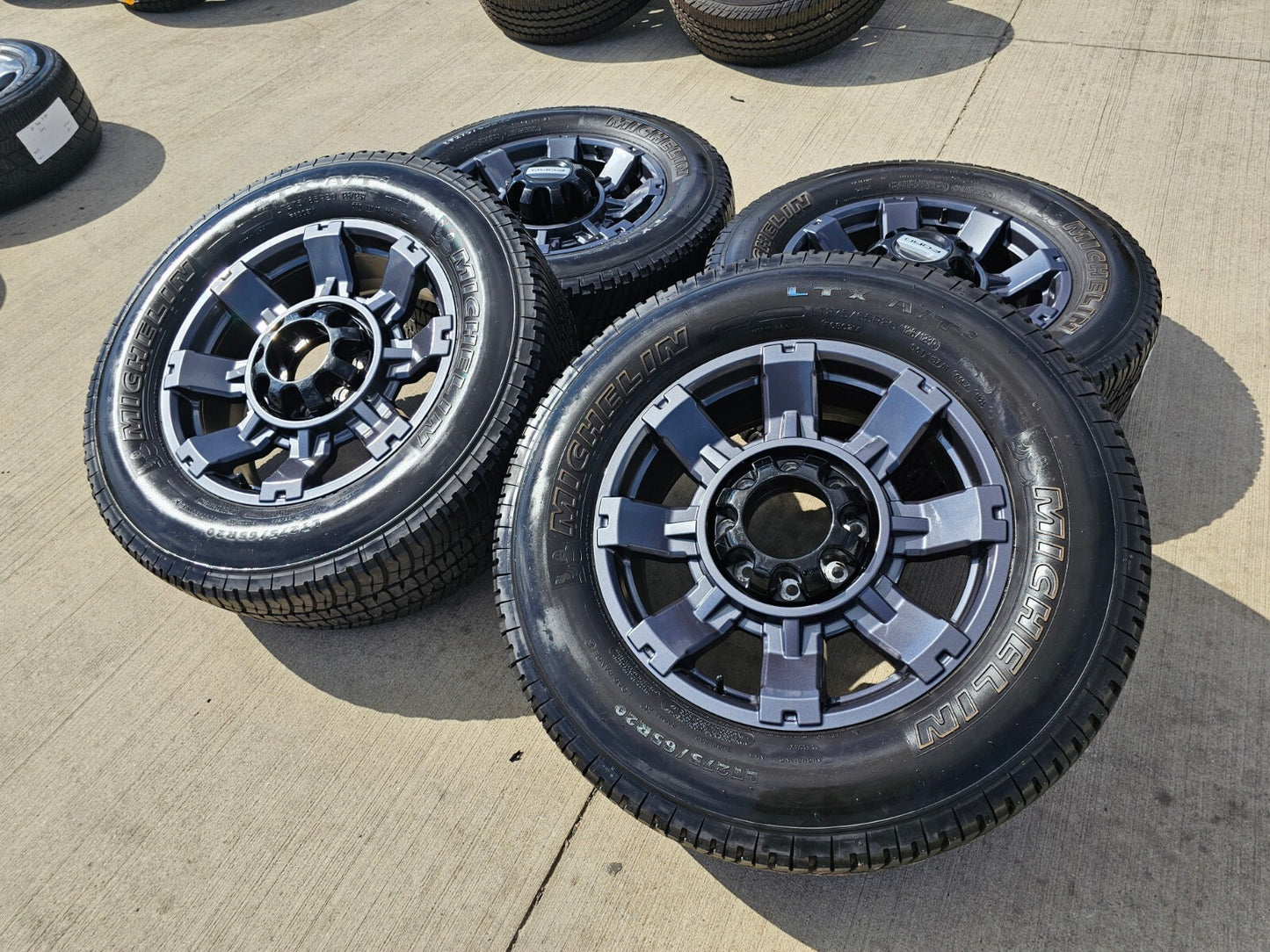 20" Ford F-250 F-350 OEM gray Lariat 10485 10296 wheels rims MICHELIN