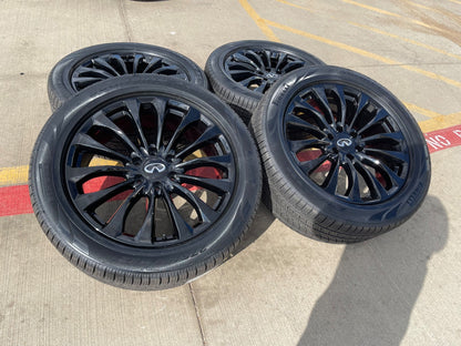 22" Infiniti QX80 QX56 Nissan Titan OEM 62799 73770 wheels rims tires SET NEW