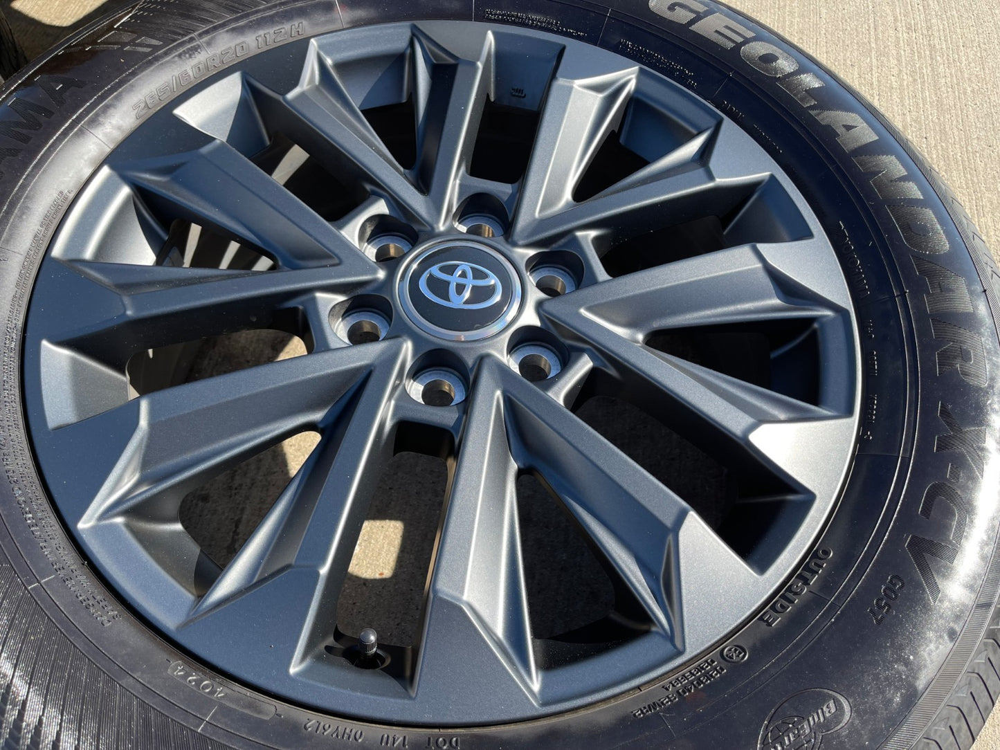 (5) 20" Toyota Land Cruiser OEM wheels rims 94057 Tundra Sequoia 2024 2025 2026