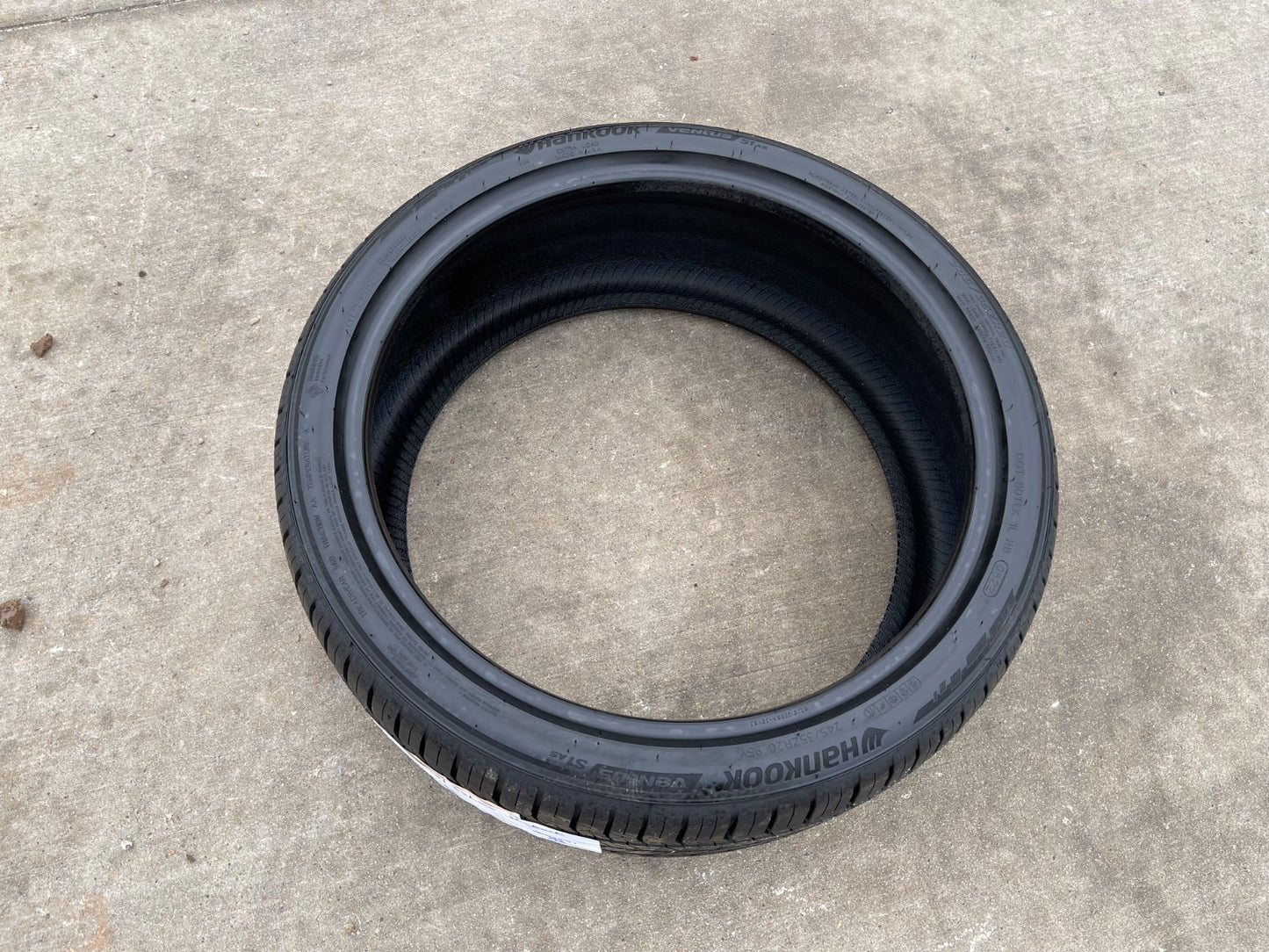 (1) 245/35/20 Hankook Ventus S1 A/S tire 245/35r20 95Y M+S NEW
