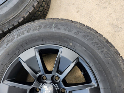 17" Chevy Silverado OEM wheels rims tires 5908 GMC Sierra Yukon black 2025 NEW