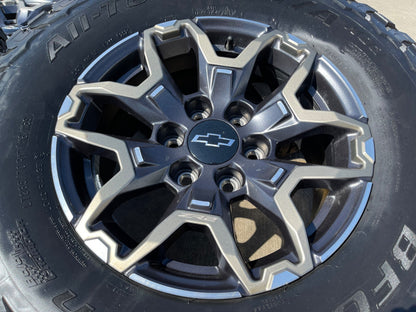 17" Chevy Silverado ZR2 OEM 95751 Beadlock wheels rims Colorado Sierra NEW BFG