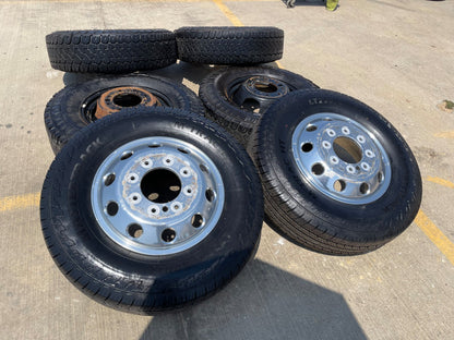 17" Dodge Ram 3500 Dually Laramie 8x200 wheels rims 2701 2702 OEM FIRESTONE