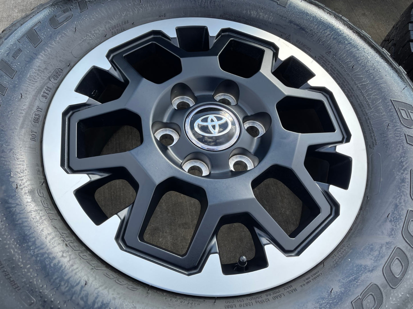 17" Toyota Tacoma 4Runner TRD OEM 10638 wheels rims 2024 2025 2026 2027 BFG NEW