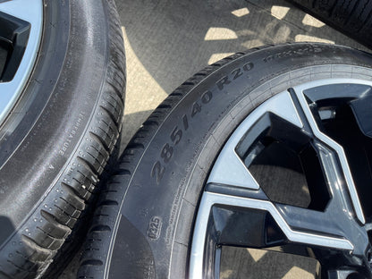 20" BMW M760i 740i 640i OEM Series 1036M SET black wheels rims tires