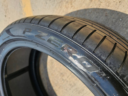 (1) 265/35/21 Pirelli P Zero tire Elect LM1 NEW take off!