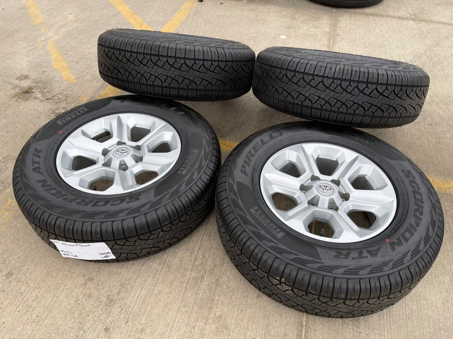 17" 4Runner Toyota Tacoma OEM wheels rims 75153 FJ PIRELLI A/TR NEW