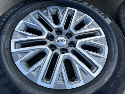 20" Ford F-150 LARIAT OEM rims wheels Expedition SET GOODYEAR 2027 NEW