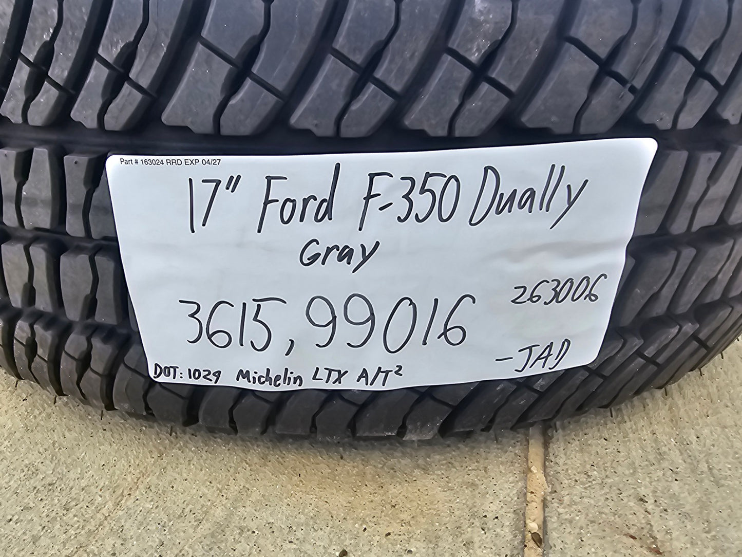 17" Ford F-350 Dually OEM rim wheel (1) RIM# 3615 99016 FITS 2005-2027 NEW
