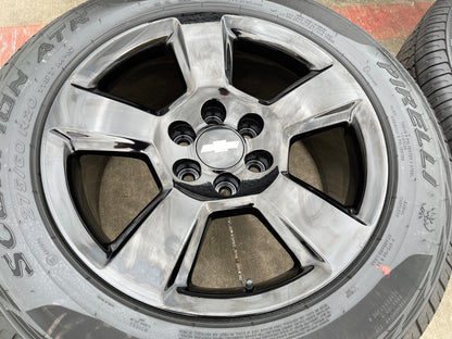 20" Chevy Silverado 1500 Tahoe Suburban OEM wheels rims 5652 PIRELLI A/TR NEW