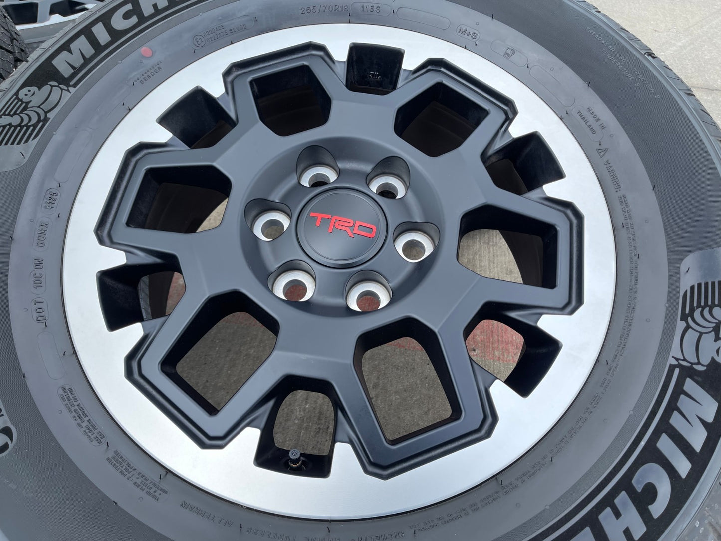 18" Toyota Tacoma 4Runner TRD OEM 94199 wheels rims 2024 2025 2026 MICHELIN NEW