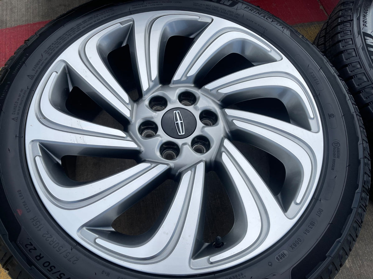 22" Lincoln Navigator BLACK LABEL OEM 10497 rims wheels SET MICHELIN