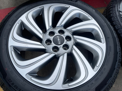 22" Lincoln Navigator BLACK LABEL OEM 10497 rims wheels SET MICHELIN
