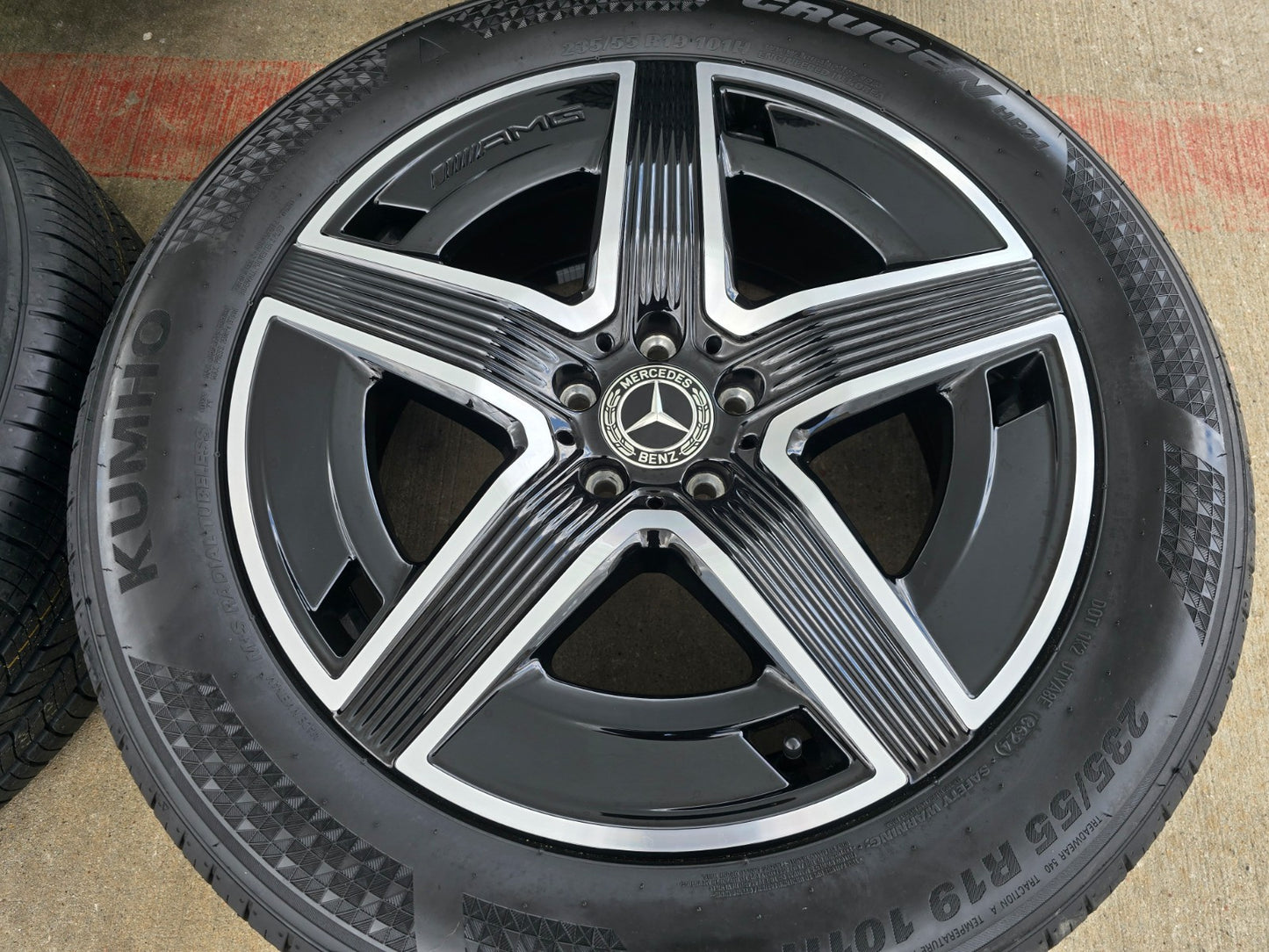 19" Mercedes GLC300 AMG C E S Class OEM 85911 85912 wheels rims tires NEW
