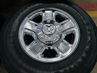 18" Dodge Ram 2500 3500 STEEL chrome OEM 2473 wheels rims 2023 2024 2025 2026