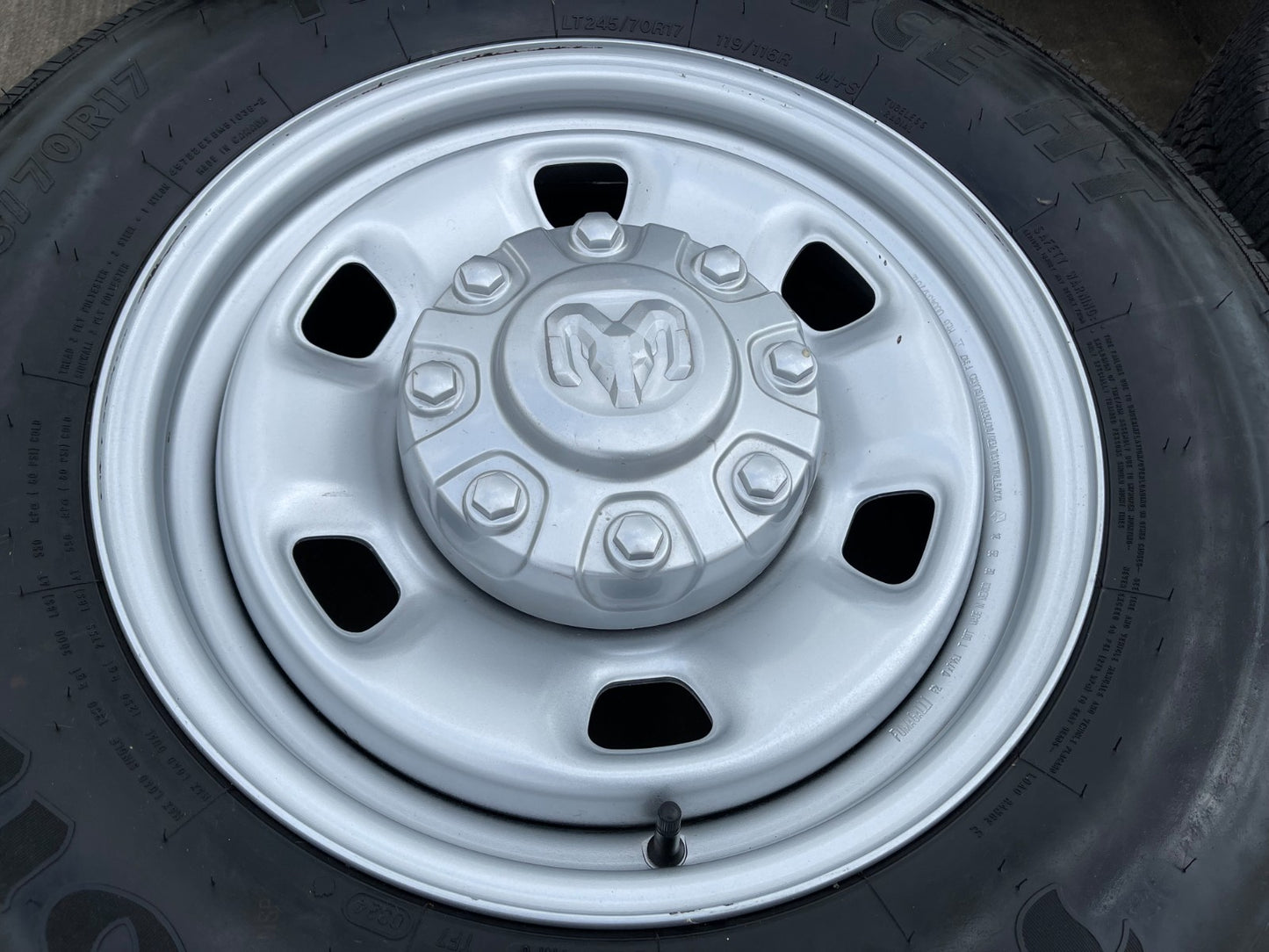 17" Ram 2500 3500 Laramie Power Wagon OEM 2497 wheels rims 2024 2025 2026 NEW
