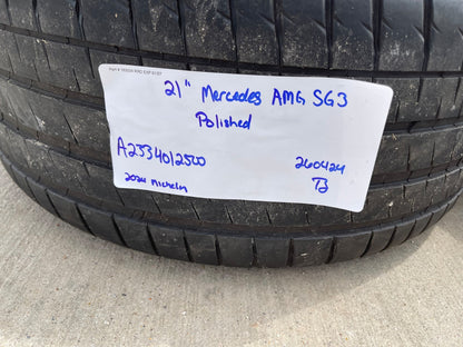 21" Mercedes S63 S550 S600 MAYBACH AMG OEM wheels rims MICHELIN 2024 2025 2026