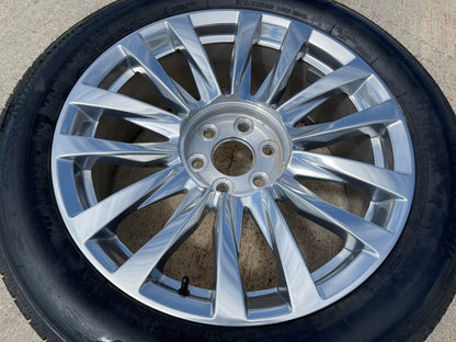 22" Cadillac Escalade OEM 4873 95026 polished wheel rim 2021 2022 2023 2024 2025