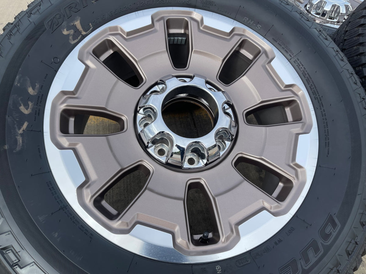 20" Ford F-250 F-350 OEM 10487 LIMITED KING RANCH tan wheels rims 2026 2027 NEW