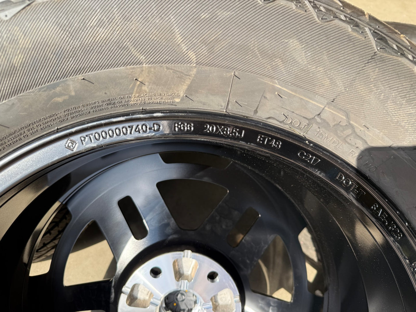 20" Rivian R1T R1S OEM wheels rims All Terrain DARK 2023 2024 2025 2026 2027 NEW