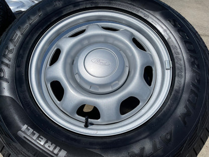 17" Ford F-150 OEM rims wheels 3857 steel 2025 2026 PIRELLI A/T NEW SMOKIN DEAL