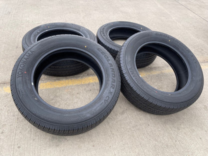 (4) 265/60/20 Yokohama Geolander X-CV tires Sierra Tundra Tahoe TAKE OFFS NEW