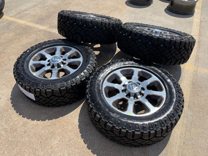 20" Dodge Ram 2500 3500 LARAMIE OEM 2698 wheels rims TAN SET DURATRAC A/T NEW
