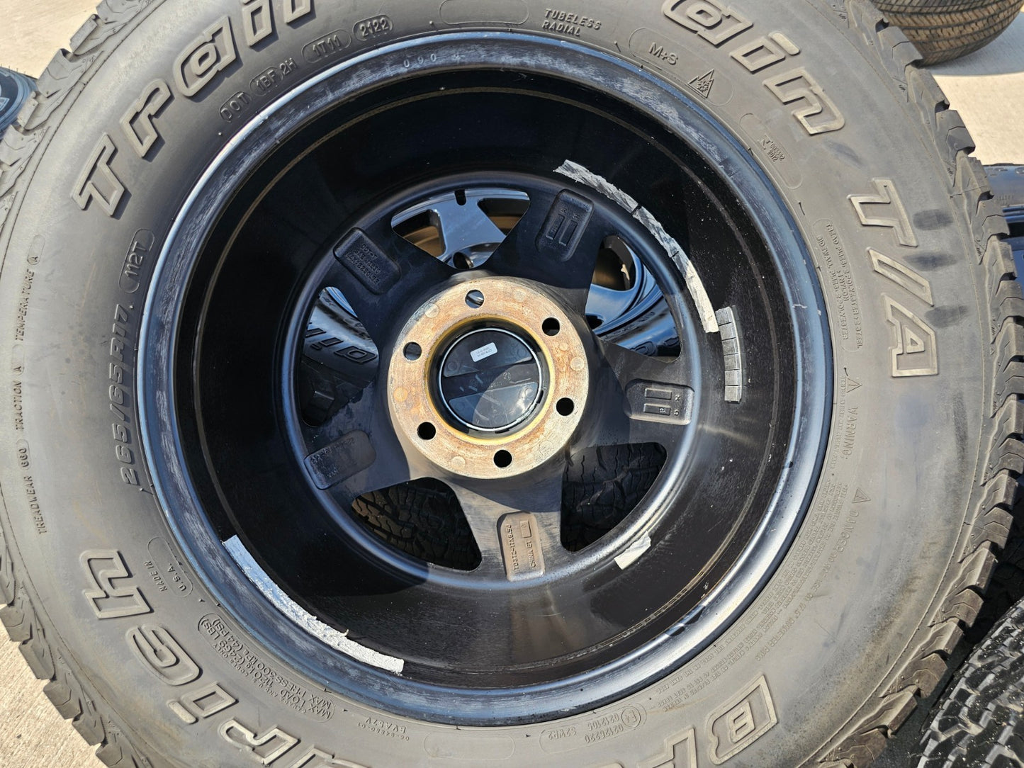 17x8.5 17" Kansei KNP Chevy Silverado RAM Tacoma wheels rims 6x139 6x5.5 BFG