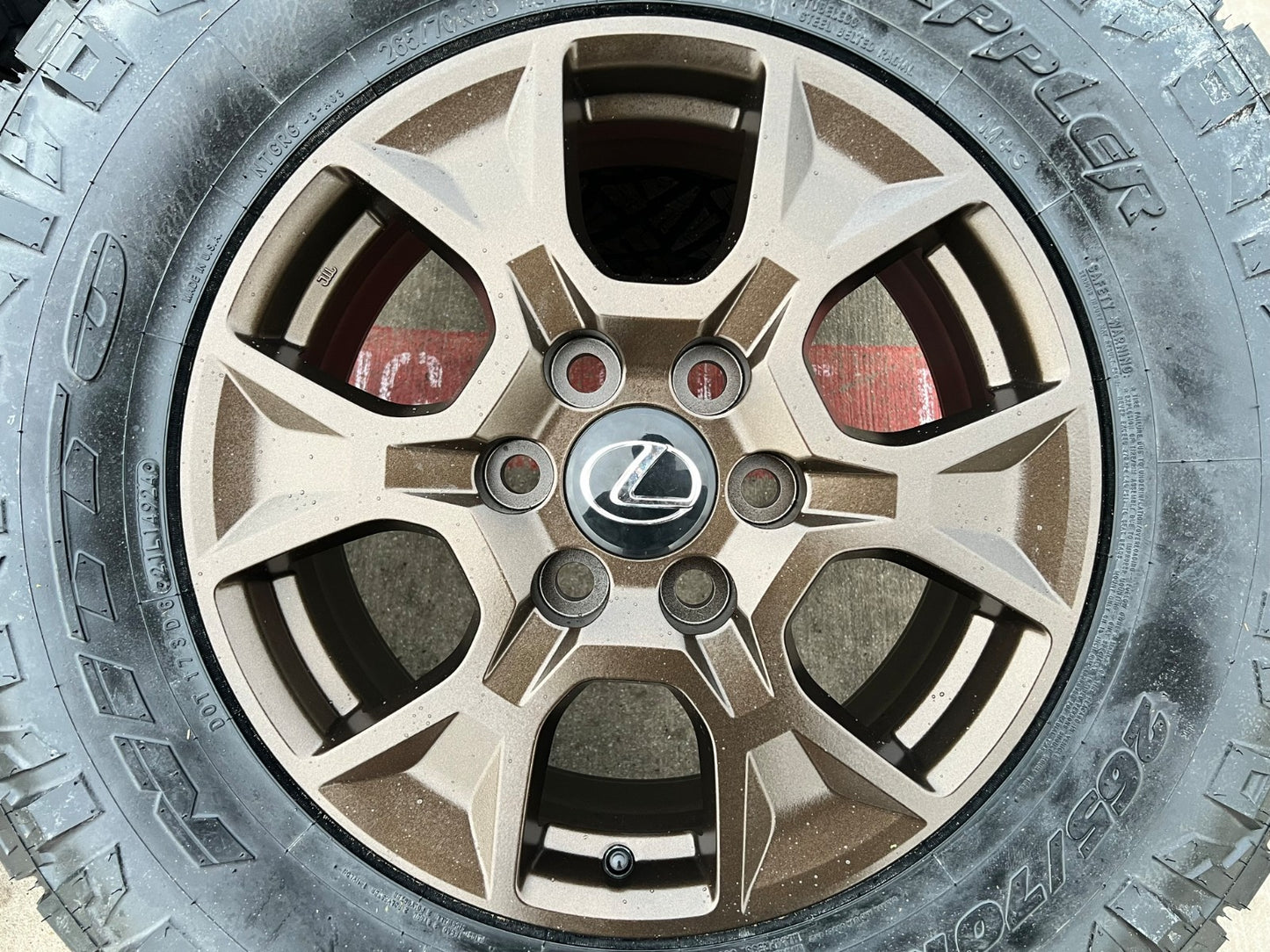 18" Lexus GX550 OEM 10544 wheels rims BRONZE Toyota Land Cruiser Tundra NEW