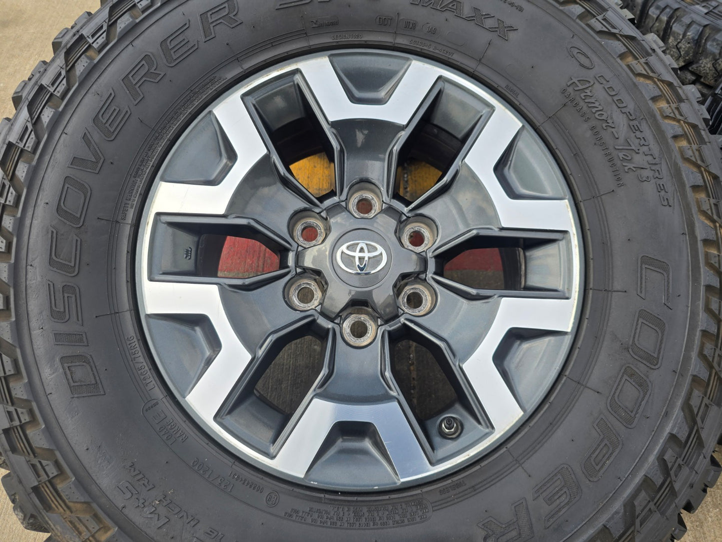 16" Toyota Tacoma TRD wheels rims 75189 OEM 4Runner tires COOPER S/T MAXX