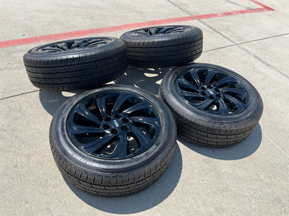 22" Lincoln Navigator OEM rims wheels 10497 Black Label tires NEW
