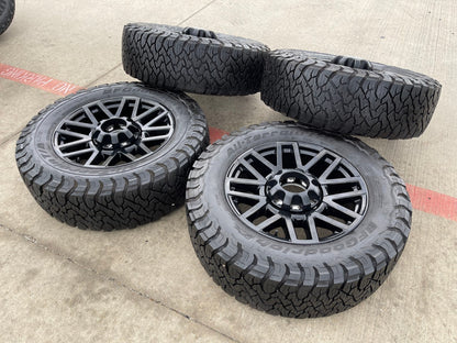 20" Ford F-250 F-350 OEM Black rims wheels 10201 TREMOR BFG KO3 A/T