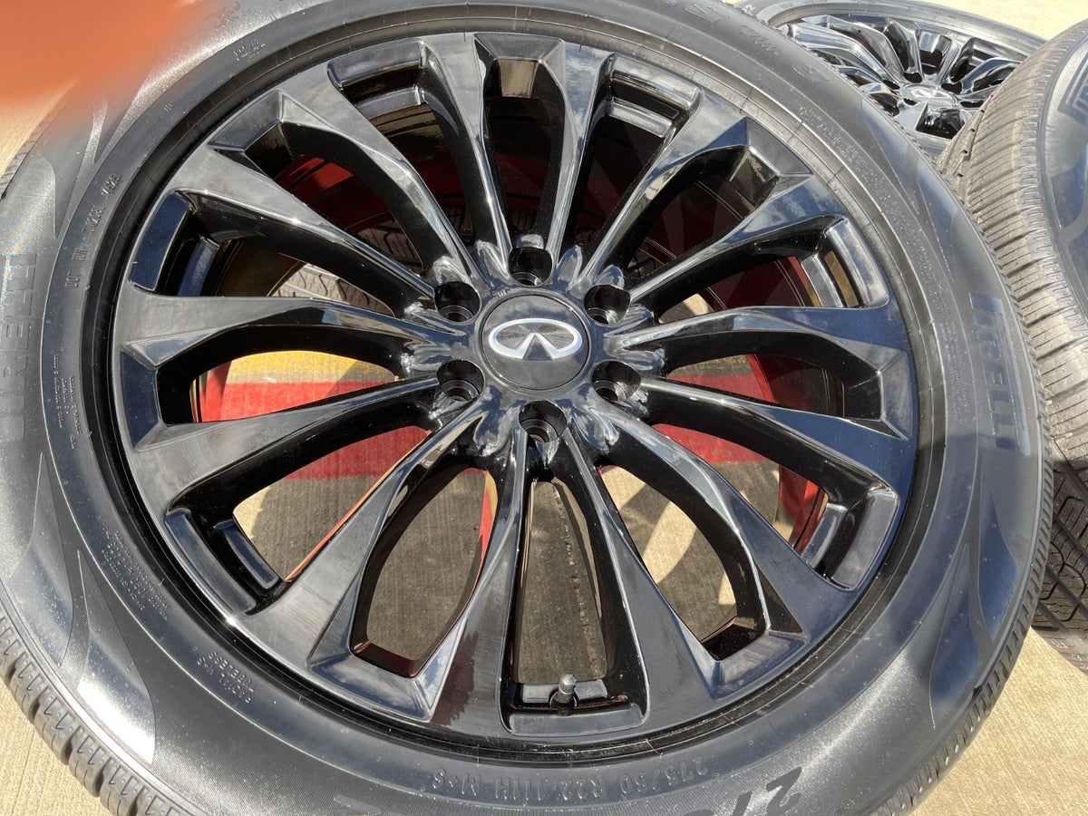 22" Infiniti QX80 QX56 Nissan Titan OEM 62799 73770 wheels rims tires SET NEW