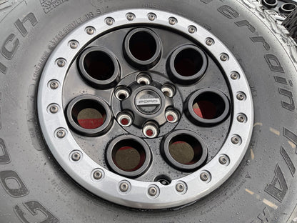 17" Ford F-150 Raptor OEM BEADLOCK 10612 rims wheels SET BFG KO2 37" NEW