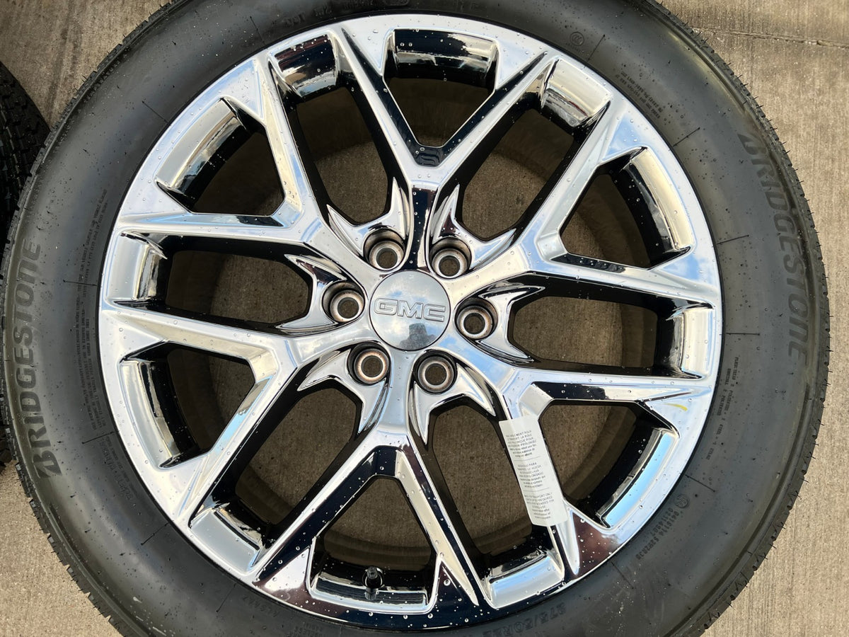 22" GMC Yukon Sierra DENALI OEM 14078 wheels rims CHROME 2023 2024 2025 2026 NEW