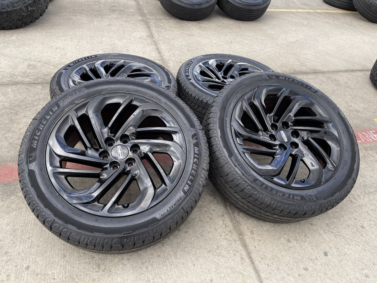 22" Lincoln Navigator OEM 94225 rims wheels BLACK LABEL 2026 2027 MICHELIN NEW