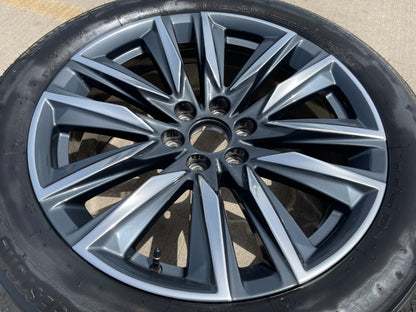 (1) 22" Cadillac Escalade OEM Platinum 4869 95028 wheel rim 2022 2023 2024 2025