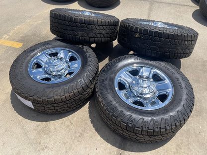 18" Dodge Ram 2500 3500 STEEL chrome OEM 2473 wheels rims SET COOPER