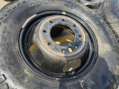 17" Dodge Ram 3500 Dually Laramie 8x200 wheels rims 2703 2704 OEM tires