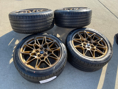 19" Ford Mustang GT Track Pack OEM 10600 10603 Bronze wheels rims 2025 2026 NEW