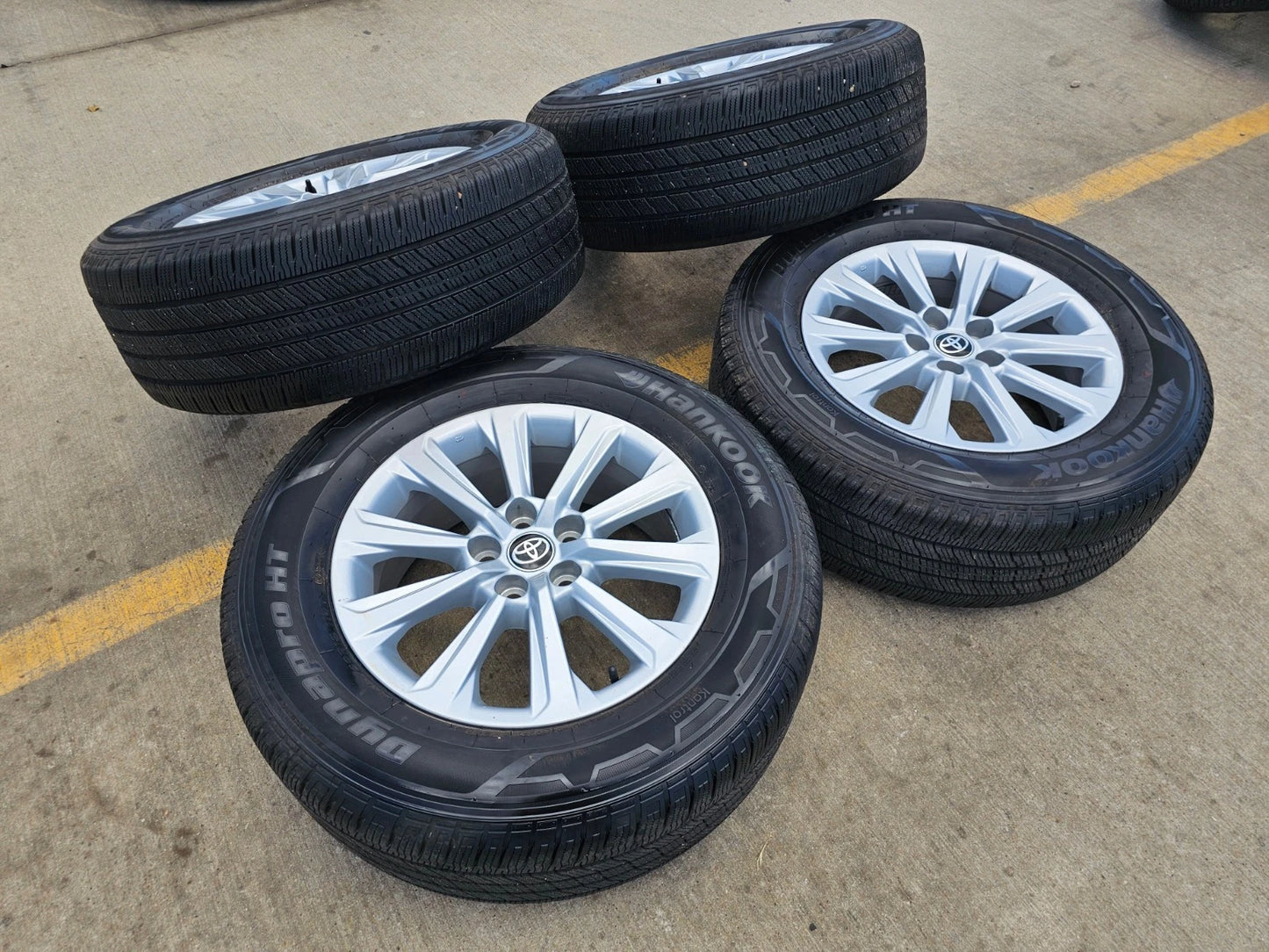18" Toyota Grand Highlander OEM wheels rims tires Lexus TX350 2024 2025 NEW