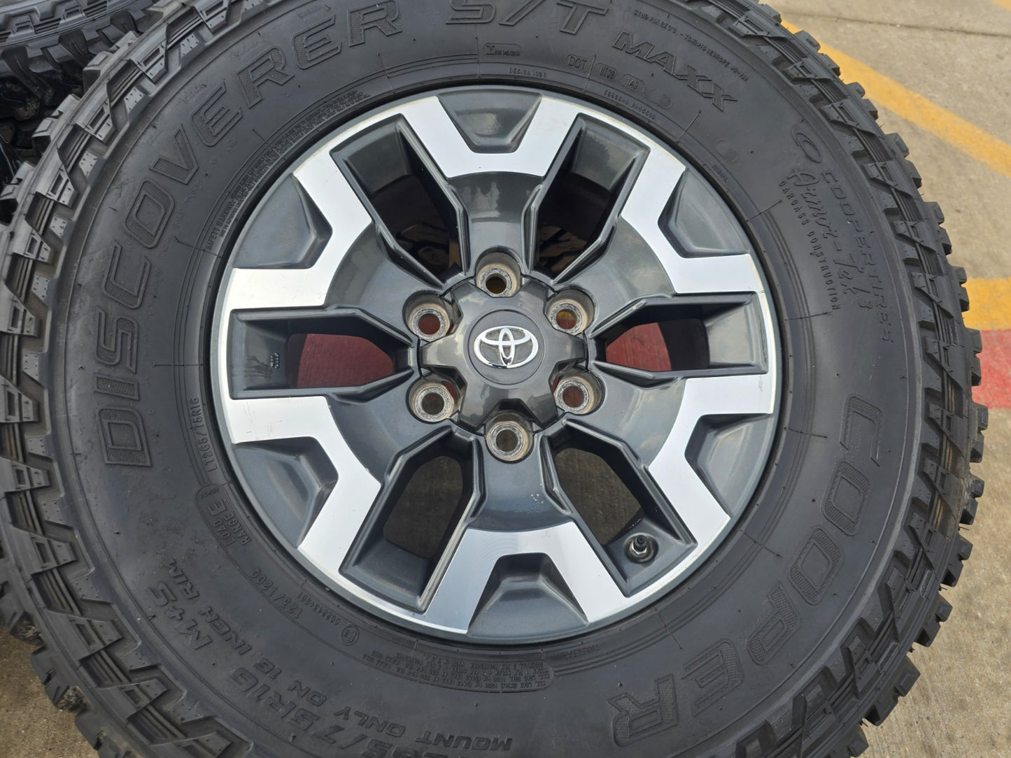 16" Toyota Tacoma TRD wheels rims 75189 OEM 4Runner tires COOPER S/T MAXX