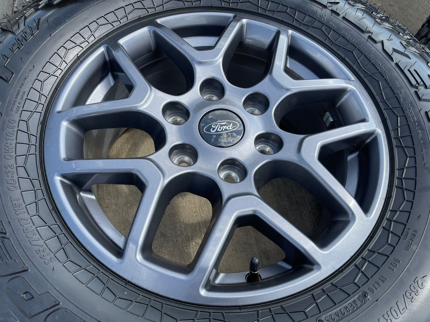 17" Ford Ranger OEM rims wheels Bronco N1WZ1007V SET  2025 2026 2027 NEW FALKEN