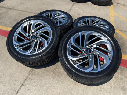 22" Lincoln Navigator OEM 94225 rims wheels BLACK LABEL 2026 2027 SET MICHELIN