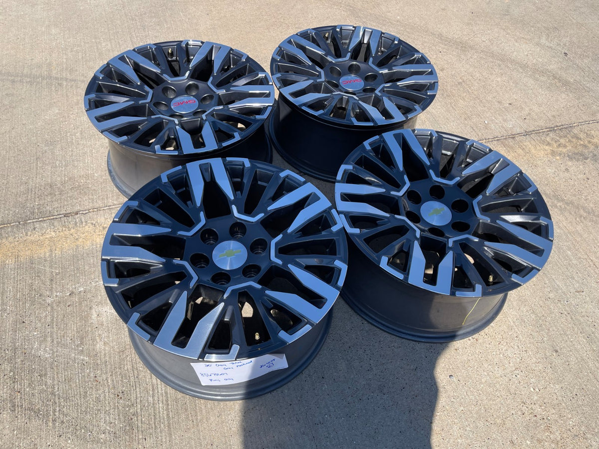 20" Chevy Silverado Z71 GMC Sierra Canyon OEM wheels rims 2025 2026 2027 NEW