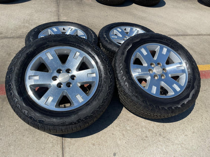20" GMC Sierra Yukon DENALI OEM 5306 wheels rims Chevy Silverado BRIDGESTONE