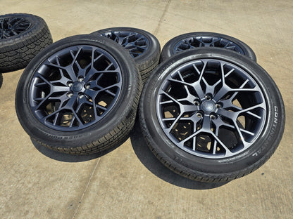 21" Jeep Grand Cherokee L OEM wheels rims 9291 Durango tires CONTINENTAL