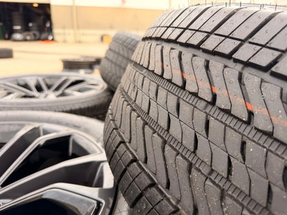 22" Jeep Grand Wagoneer OEM 9279 Obsidian rims wheels RAM 1500 2023 2024 2025