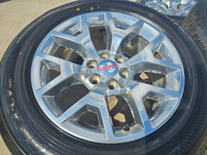 20" GMC Yukon Chevy Tahoe OEM Y spoke wheels rims 5698 tires